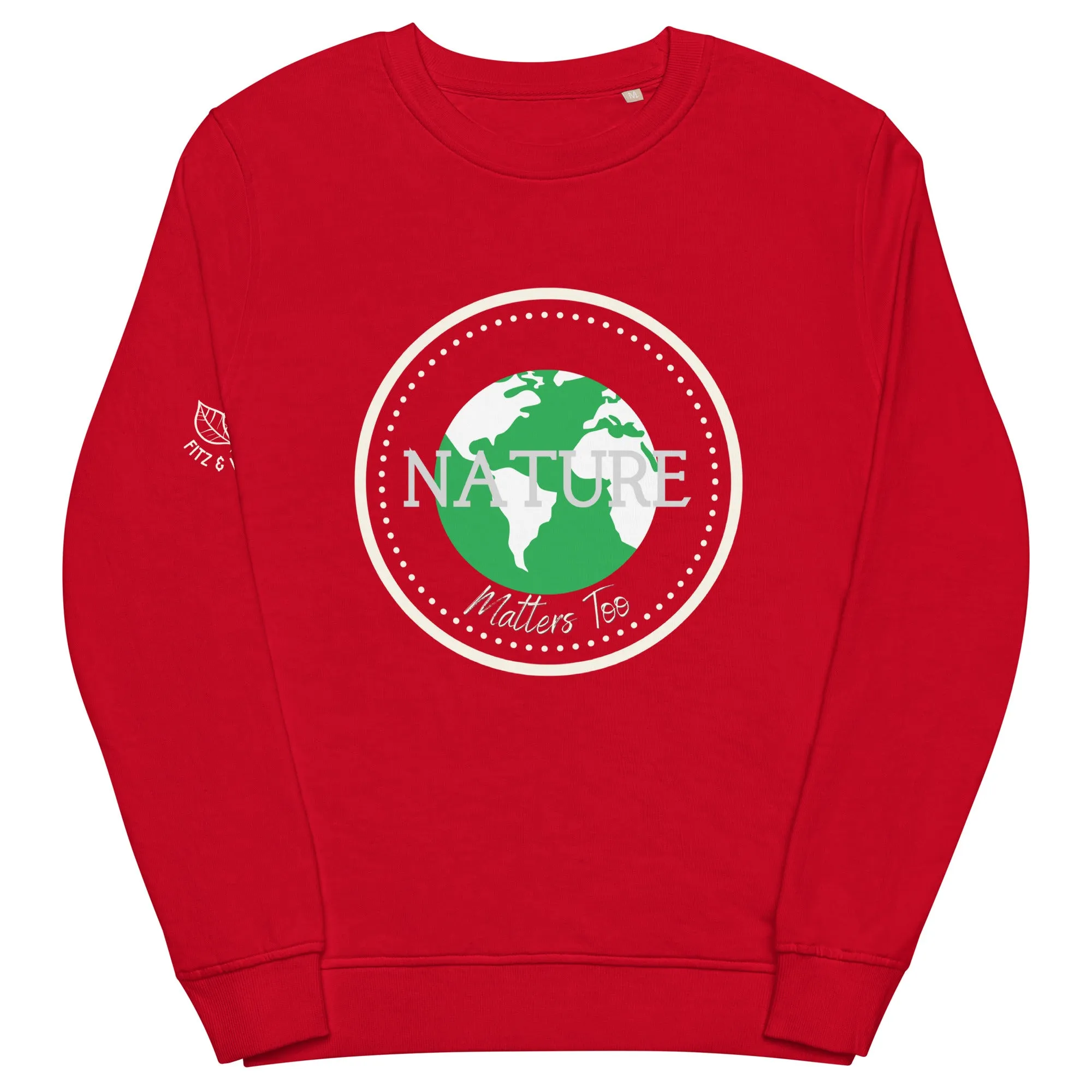 Nature Matters too, Unisex organic sweatshirt