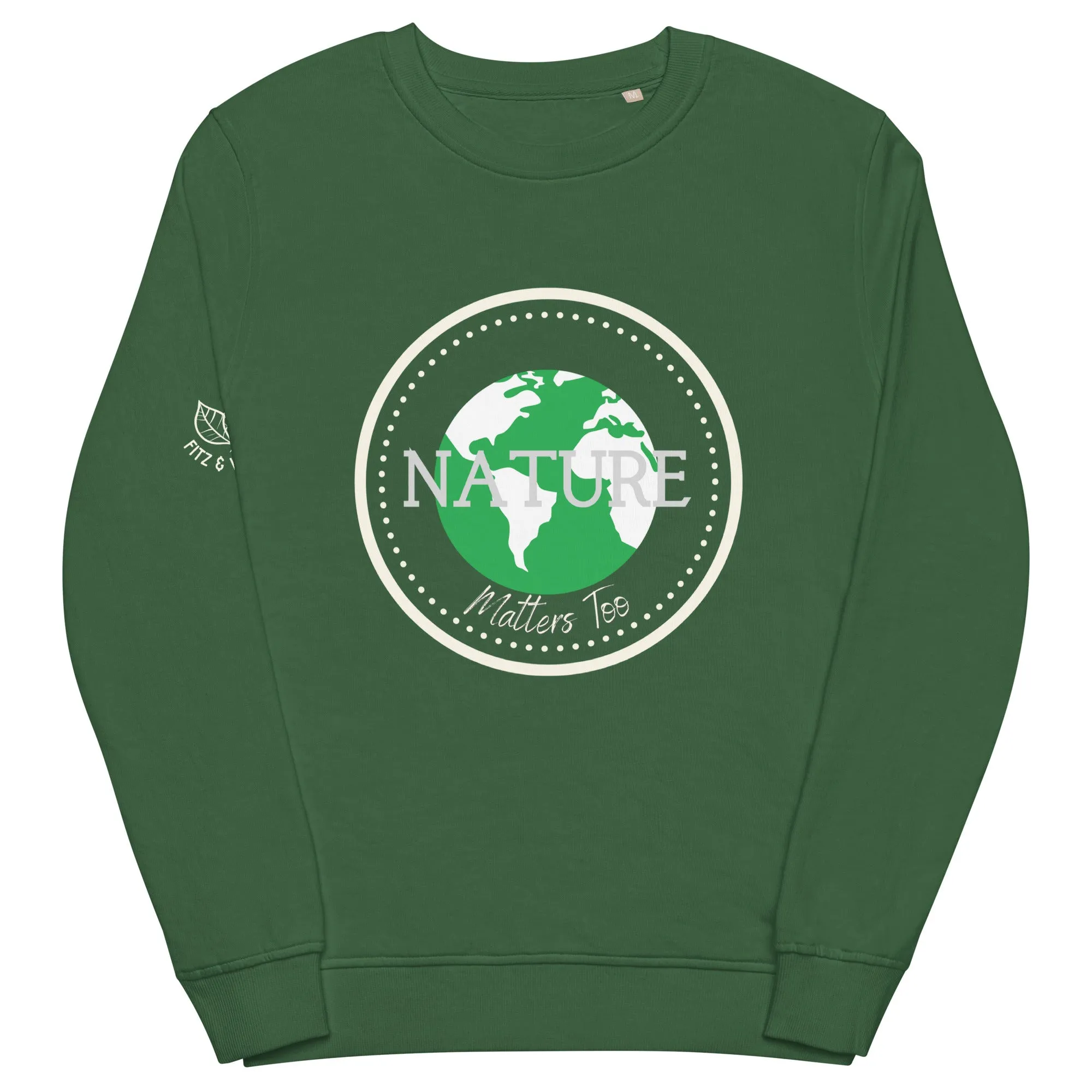 Nature Matters too, Unisex organic sweatshirt