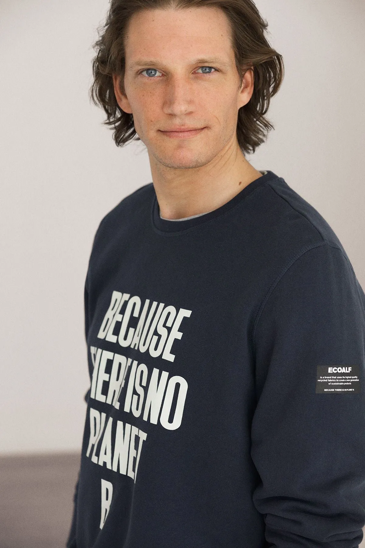 Navy Bardero Sweatshirt Ecoalf