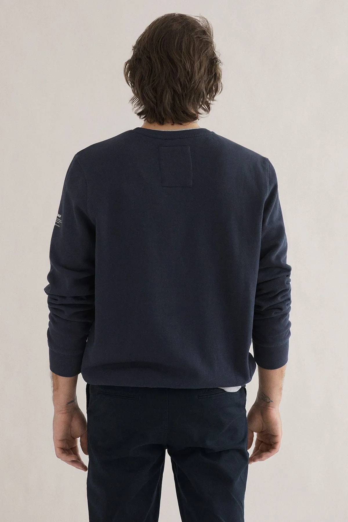 Navy Bardero Sweatshirt Ecoalf