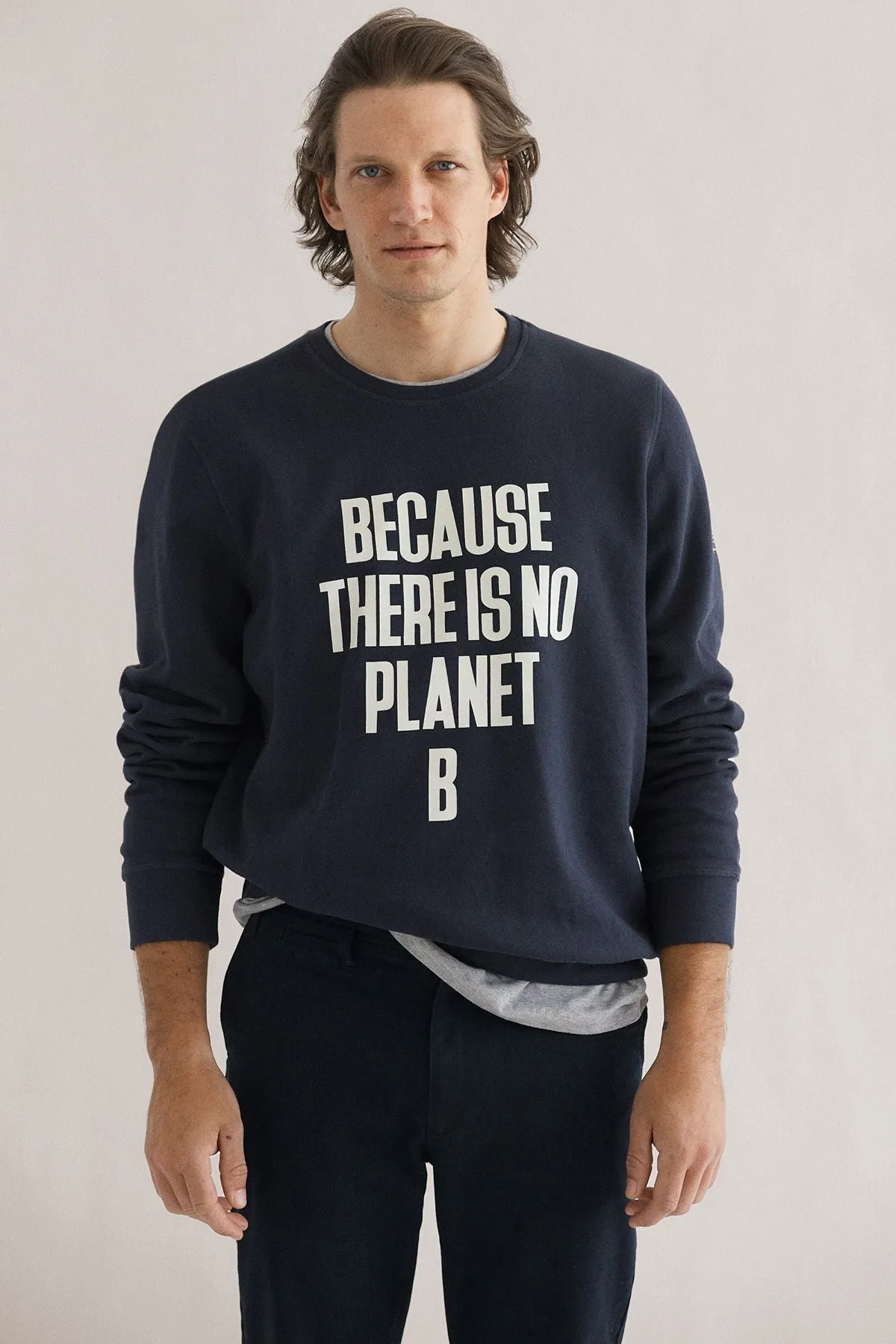 Navy Bardero Sweatshirt Ecoalf