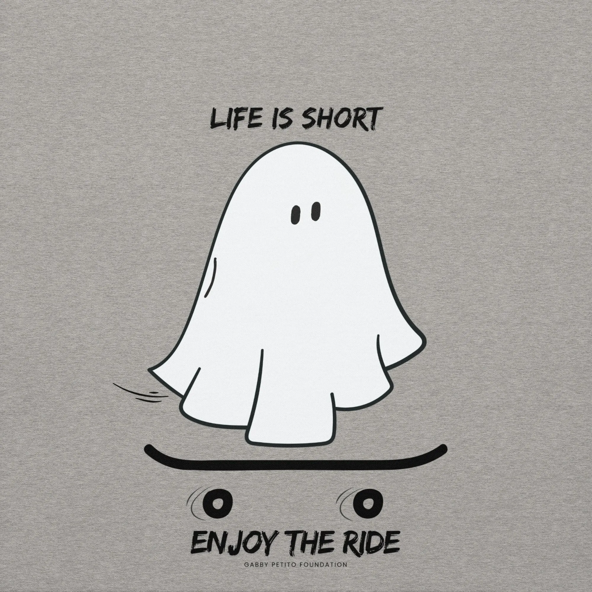 *NEW* Ghosty on a Skateboard "Life is short enjoy the ride" Hoodie