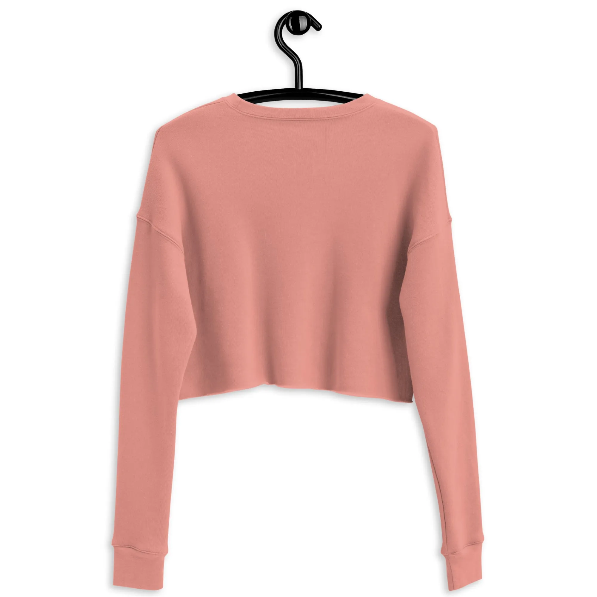 Norwegian Rosemaling Embroidered Cropped Sweatshirt