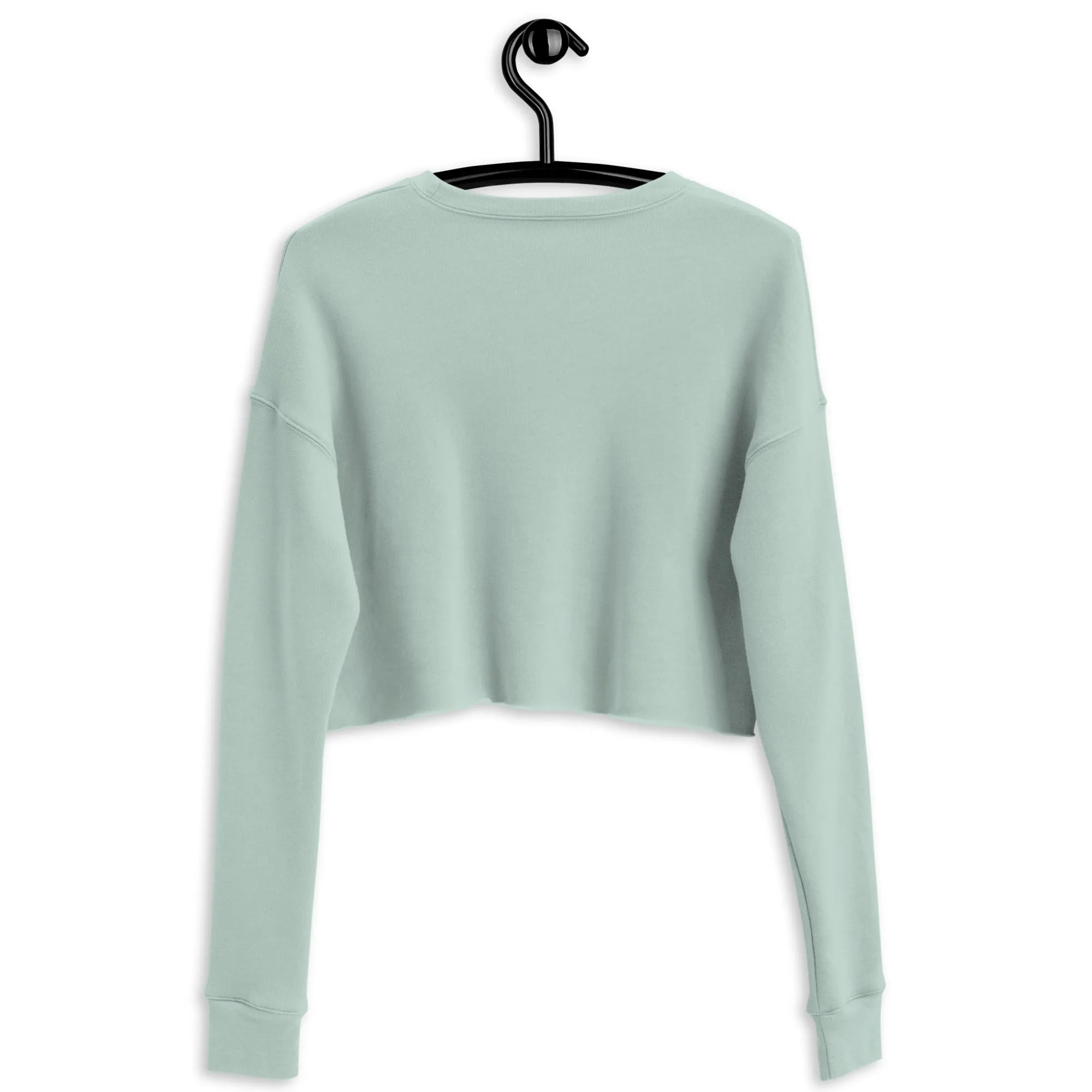 Norwegian Rosemaling Embroidered Cropped Sweatshirt