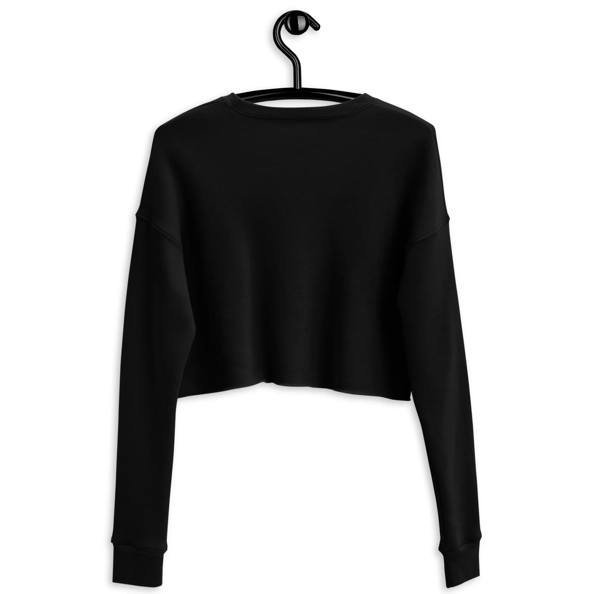 Norwegian Rosemaling Embroidered Cropped Sweatshirt