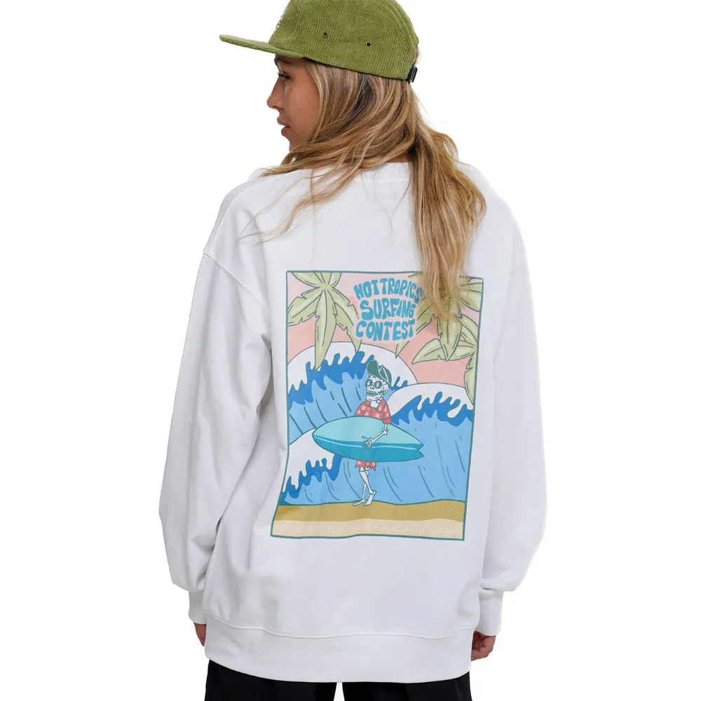 Notice The Reckless Catch a Wave Crewneck