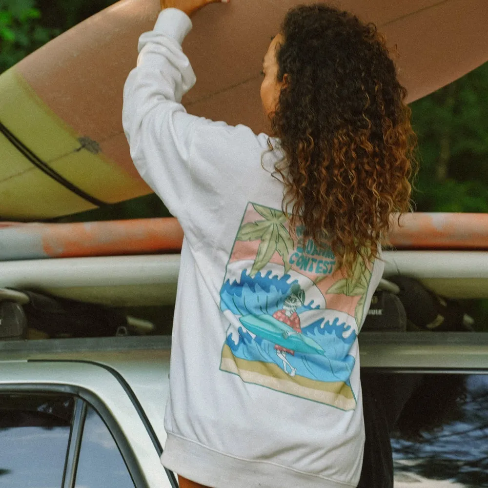 Notice The Reckless Catch a Wave Crewneck