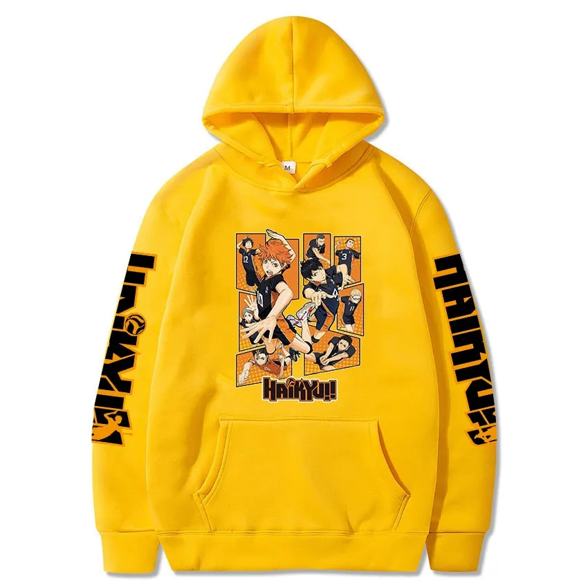Nsqured "Anime Ascent" Haikyuu Hoodie Sweatshirt