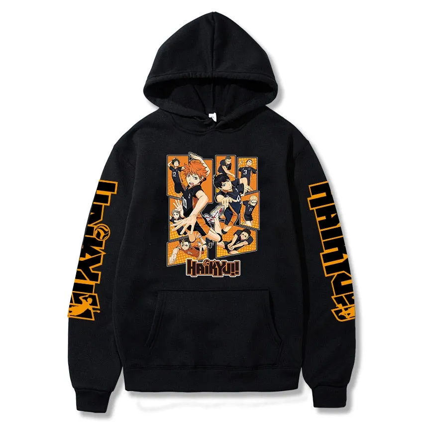 Nsqured "Anime Ascent" Haikyuu Hoodie Sweatshirt