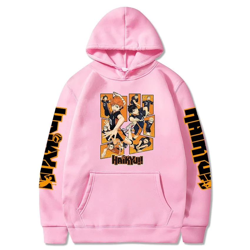 Nsqured "Anime Ascent" Haikyuu Hoodie Sweatshirt