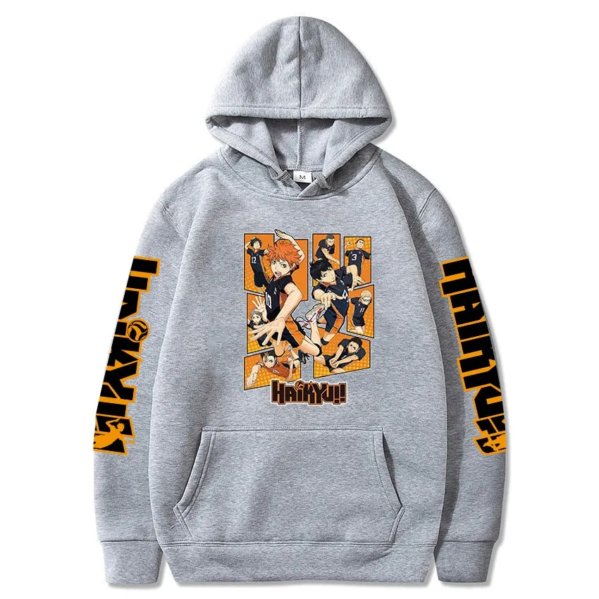 Nsqured "Anime Ascent" Haikyuu Hoodie Sweatshirt