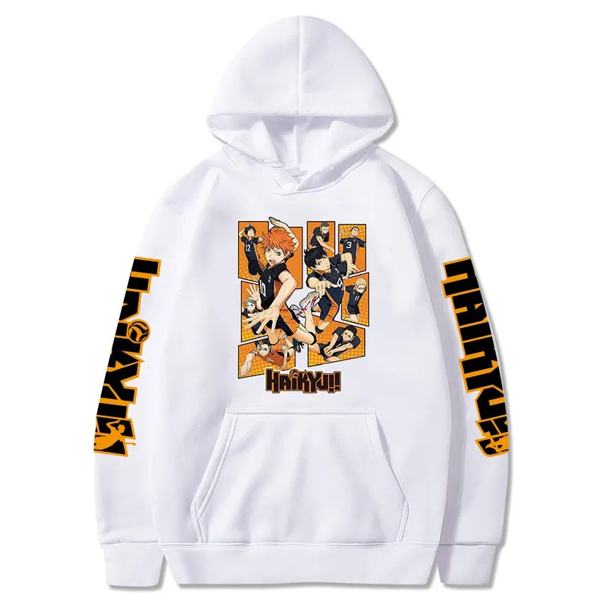 Nsqured "Anime Ascent" Haikyuu Hoodie Sweatshirt