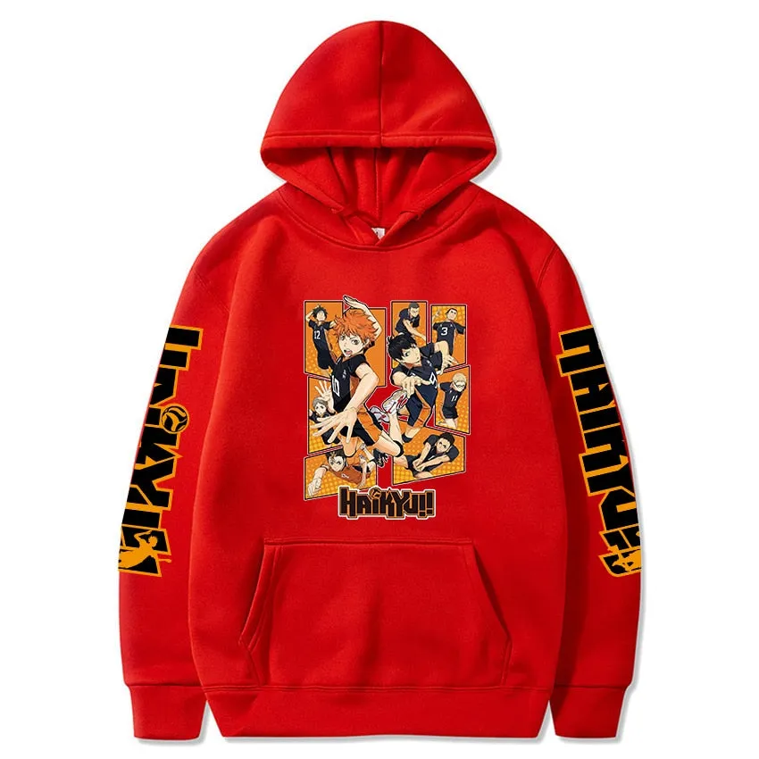 Nsqured "Anime Ascent" Haikyuu Hoodie Sweatshirt