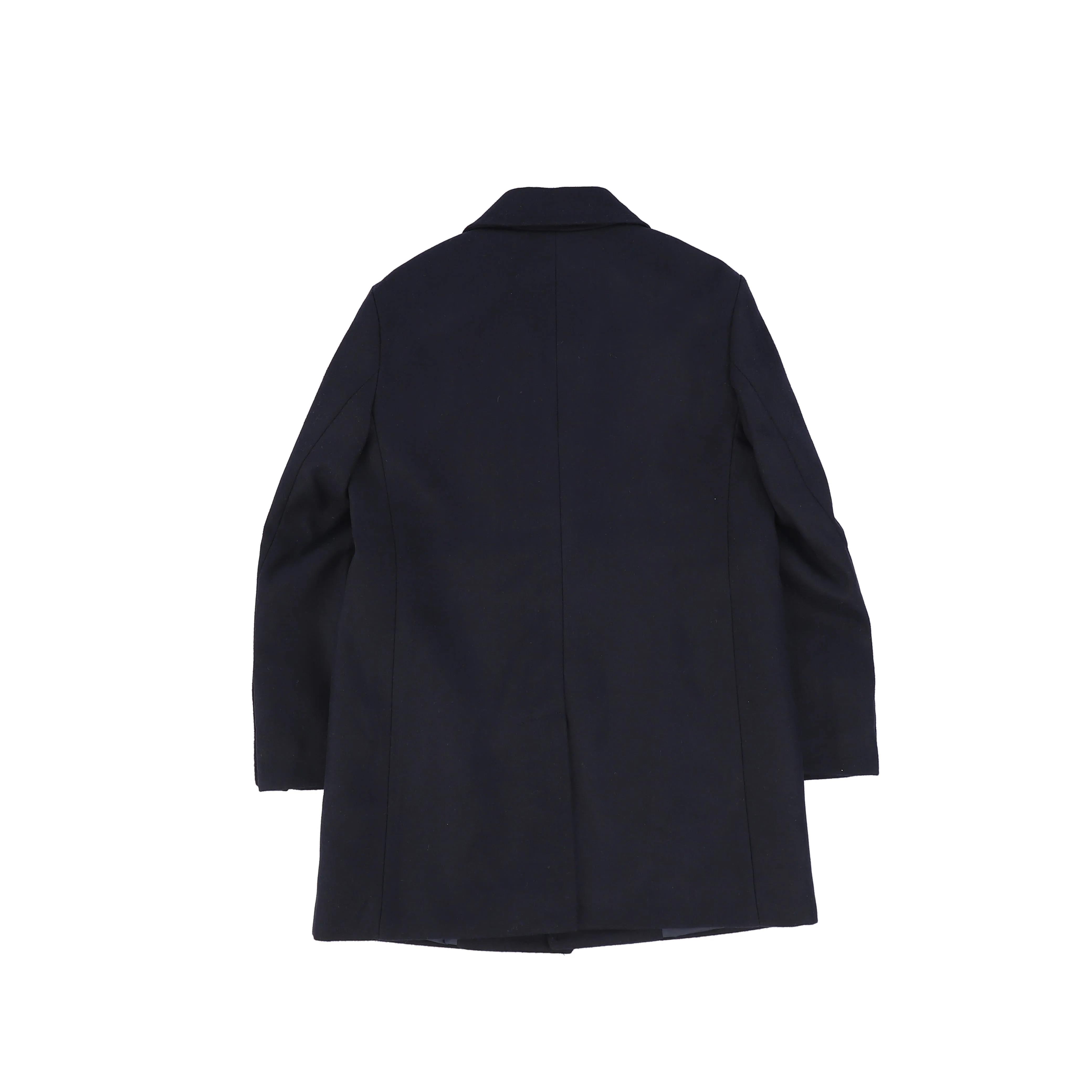 NUPKEET NAVY WOOL COAT [FINAL SALE]