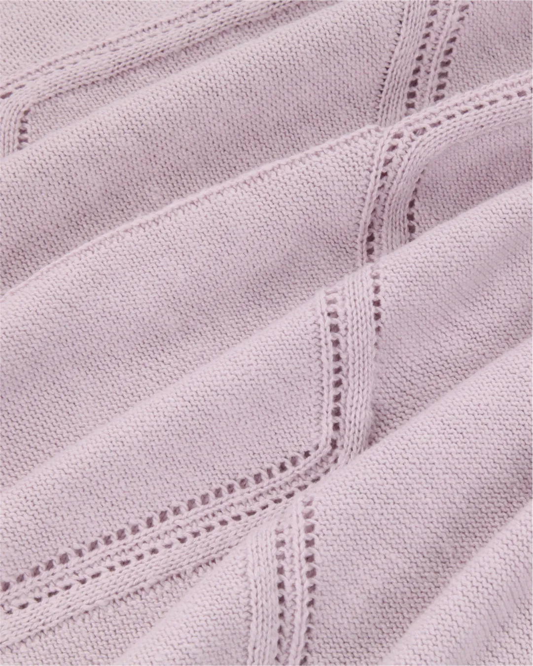Palm Organic Oversized Knitted Jumper - Orchid Hush