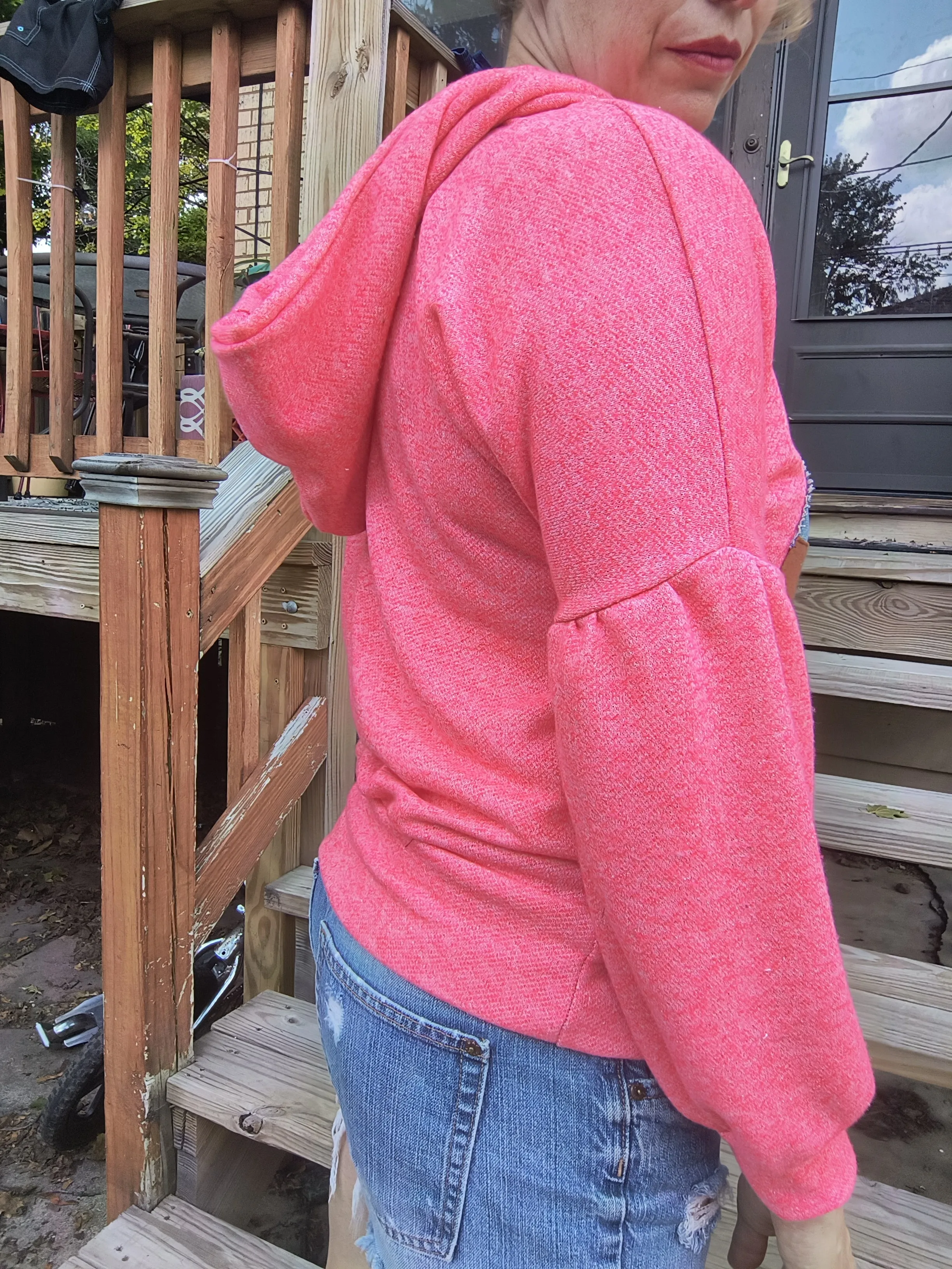 Pink Mountain Sweatshirt- S/M