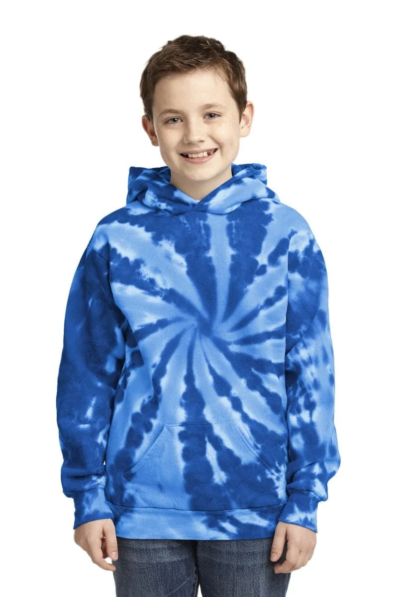 Port & Company ®  Youth Tie-Dye Pullover Hooded Sweatshirt. PC146Y
