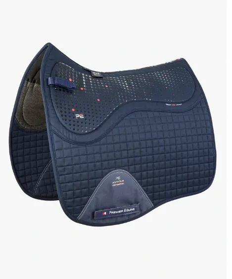 Premier Equine Close Contact Tech Grip Pro Anti-Slip Saddle Pad - Dressage Square (non slip surface on both sides)