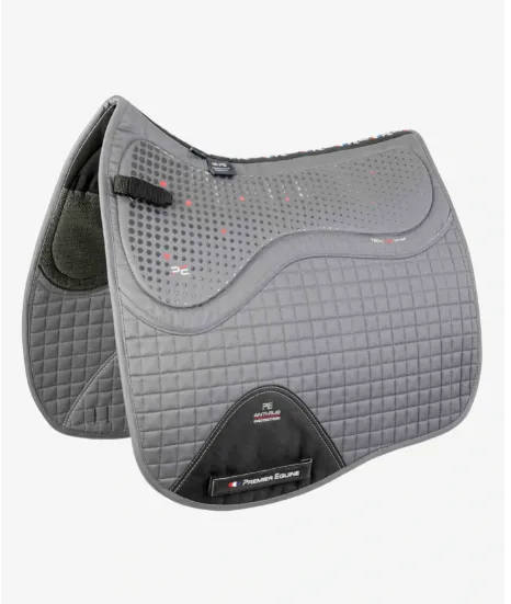 Premier Equine Close Contact Tech Grip Pro Anti-Slip Saddle Pad - Dressage Square (non slip surface on both sides)