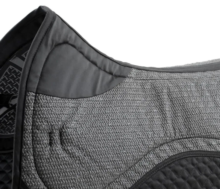 Premier Equine Close Contact Tech Grip Pro Anti-Slip Saddle Pad - Dressage Square (non slip surface on both sides)
