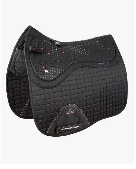 Premier Equine Close Contact Tech Grip Pro Anti-Slip Saddle Pad - Dressage Square (non slip surface on both sides)