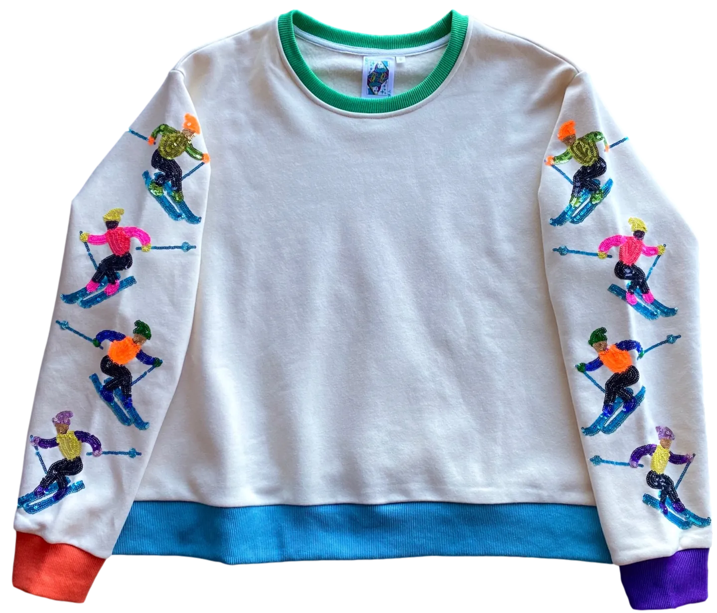 Queen Of The Slopes Sweatshirt- Tan (Women's)