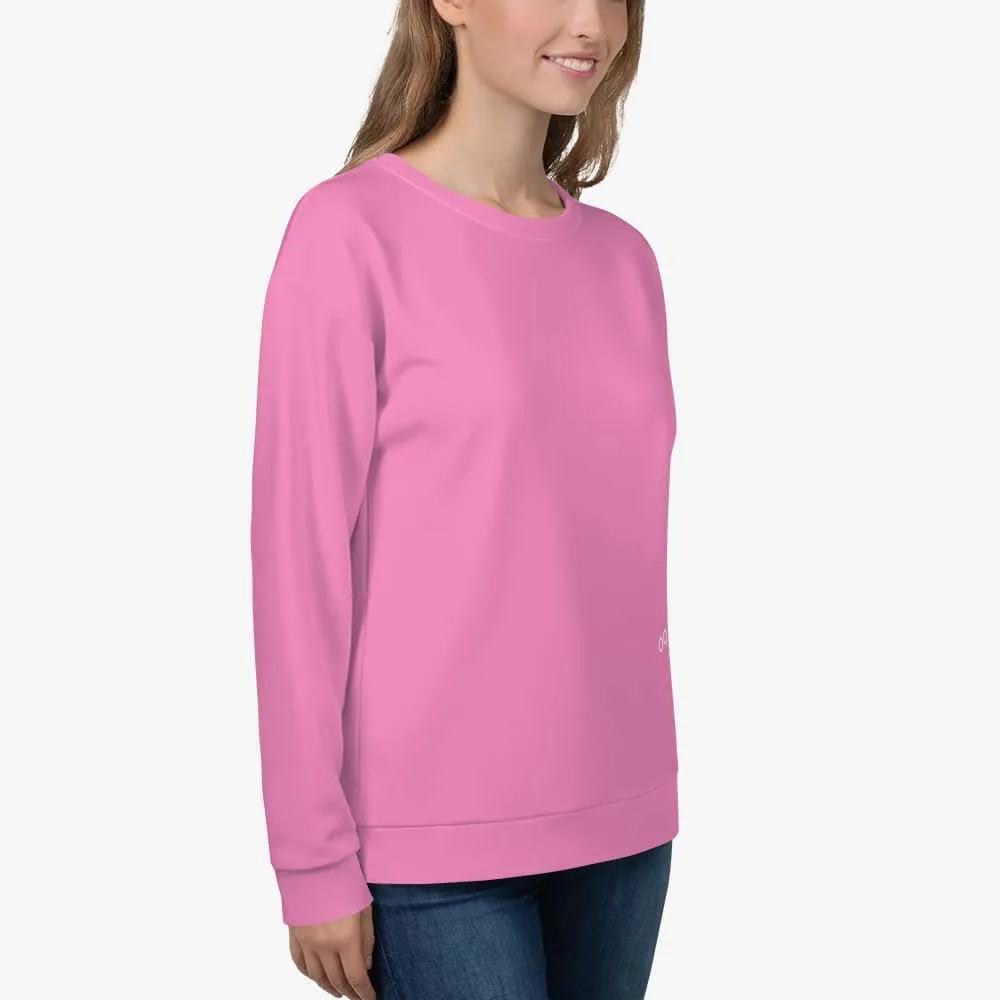Recycled Fleece Sweatshirt Pink