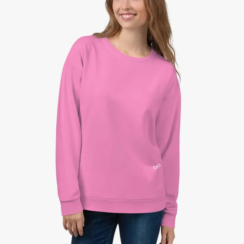 Recycled Fleece Sweatshirt Pink