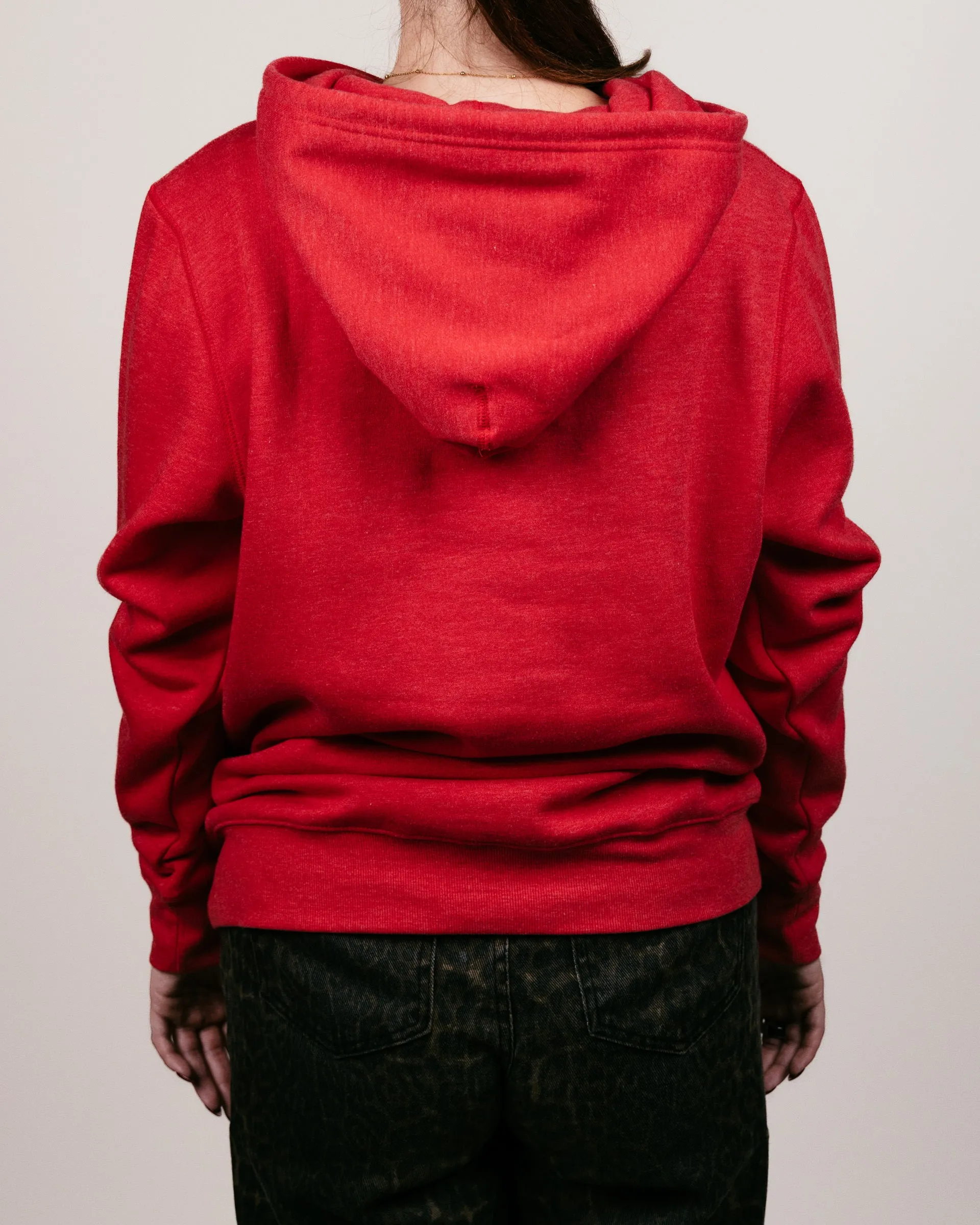 Red & Teal KC Heart Vintage Hoodie