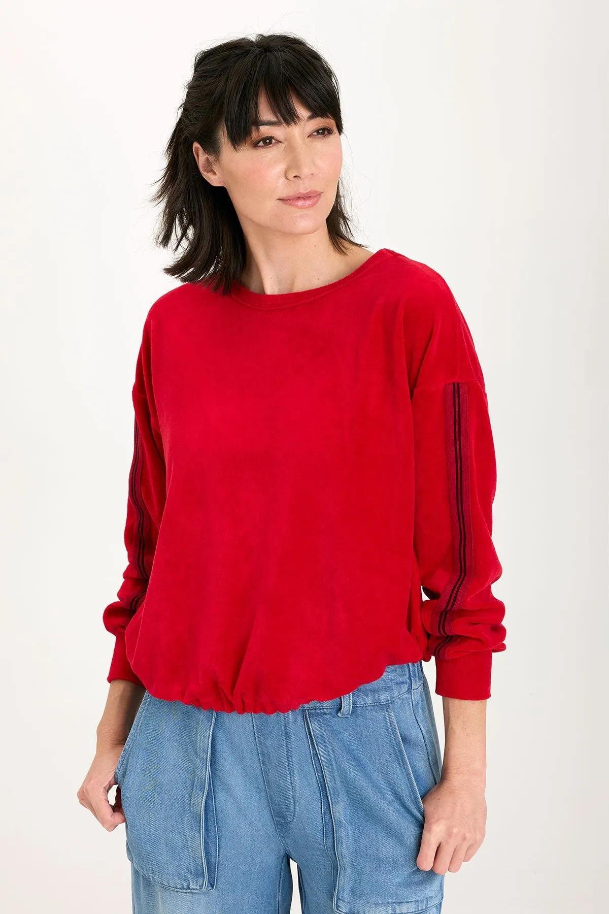 Rugby Stripe Dottie Sweatshirt