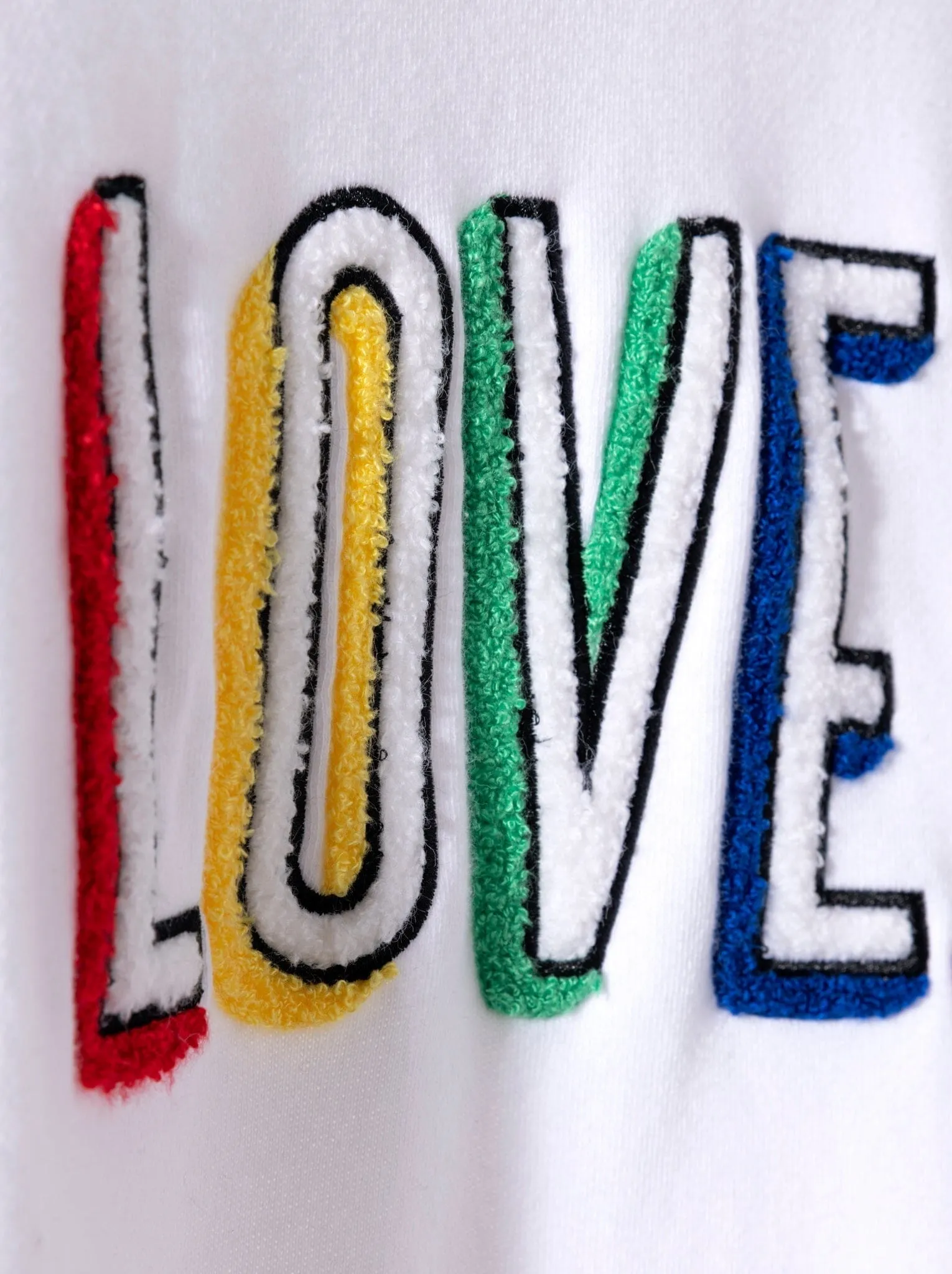 Shiraleah "Love" Sweatshirt, White by Shiraleah