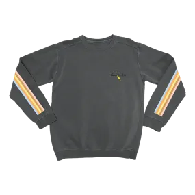 Sing The Greys Rainbow Sleeve Sweatshirt Dark Grey