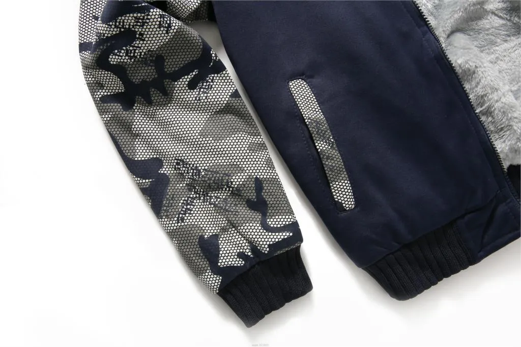 Skull wool hoodies jacket sweatshirt