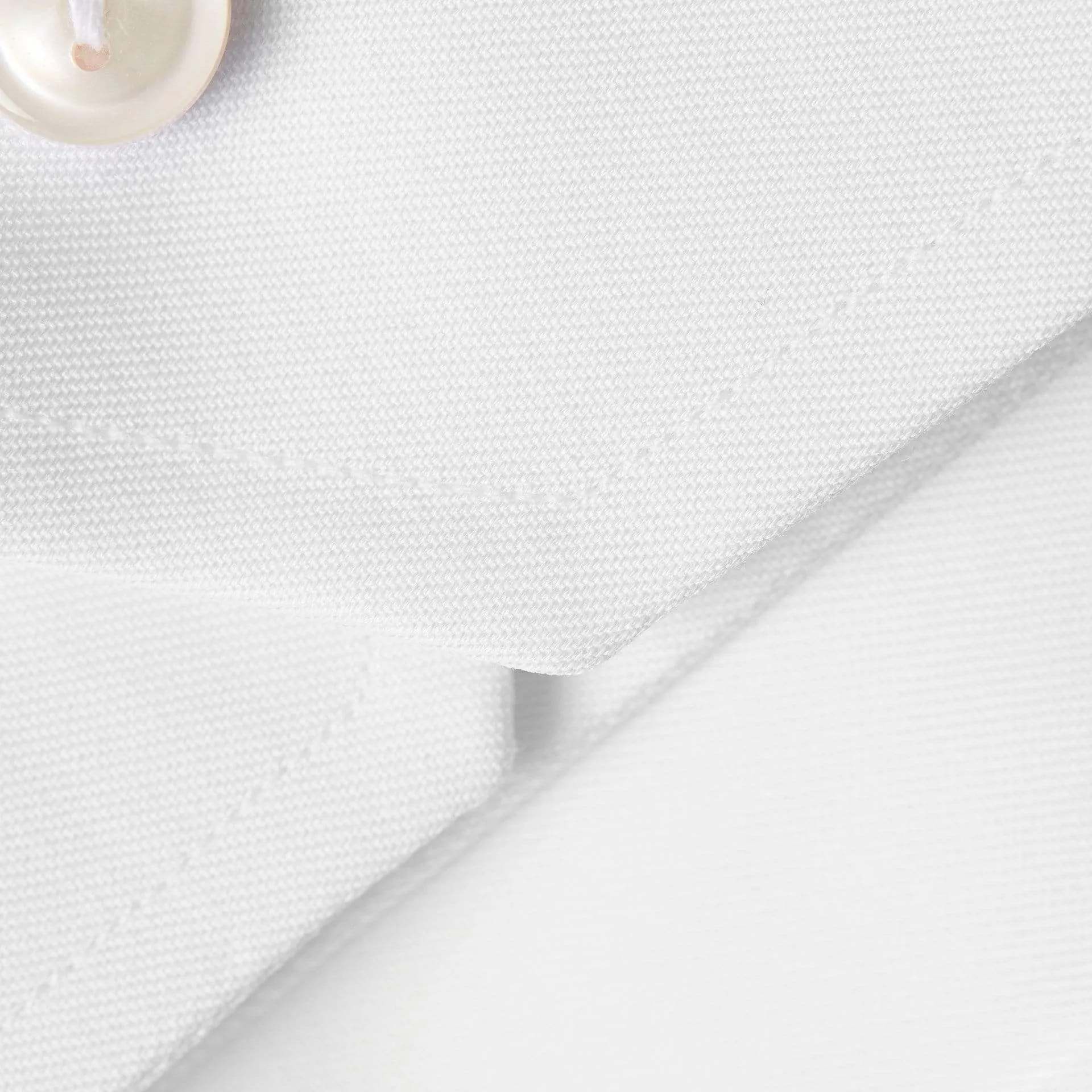 Slim Fit White Signature Twill