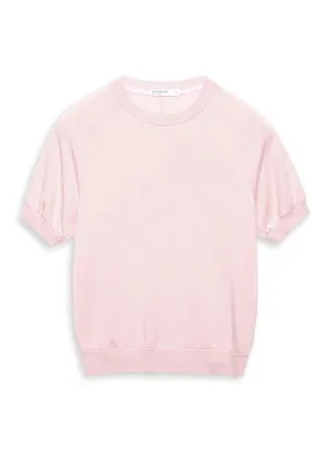 Softest Fleece S/S Raglan Sweatshirt, Powder Pow