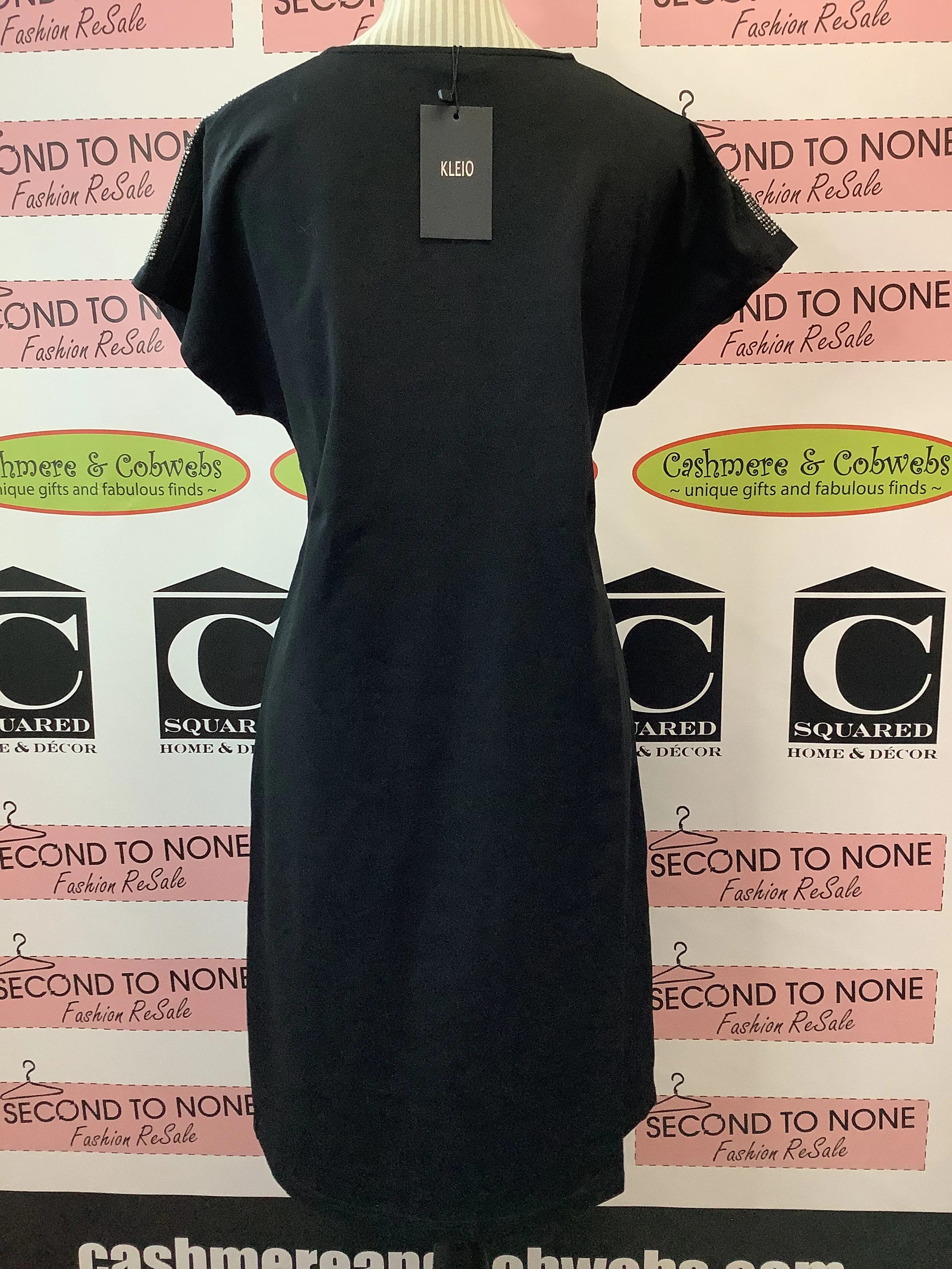 Sparkle Detail T-Shirt Dress (Only 2 Grey Left!)