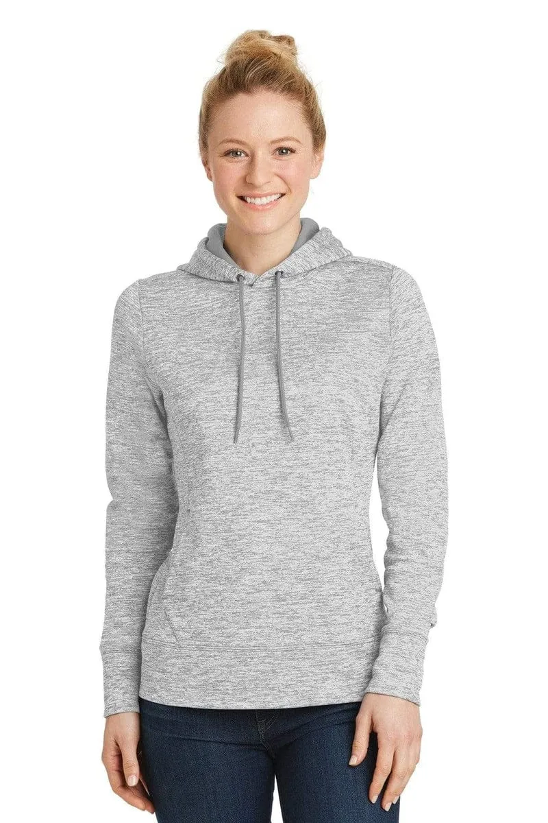 Sport-Tek LST225: Ladies PosiCharge Electric Heather Fleece Hooded Pullover