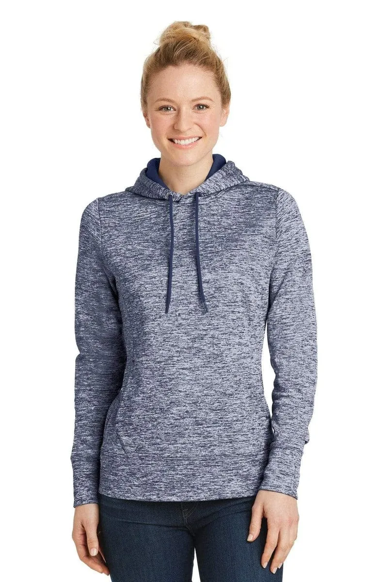 Sport-Tek LST225: Ladies PosiCharge Electric Heather Fleece Hooded Pullover
