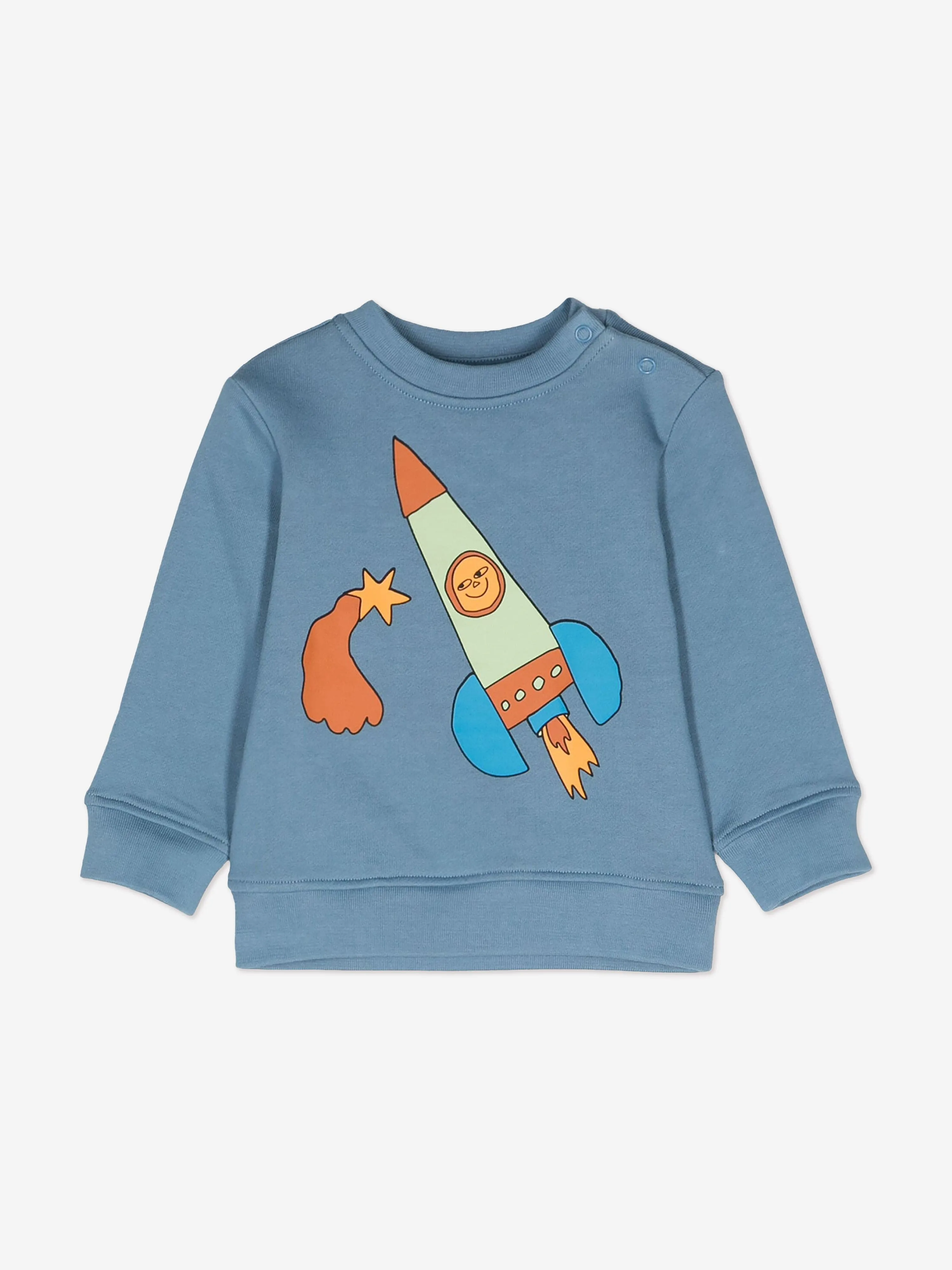 Stella McCartney Baby Boys Rocket Sweatshirt in Blue