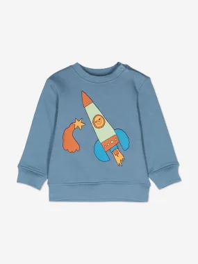 Stella McCartney Baby Boys Rocket Sweatshirt in Blue