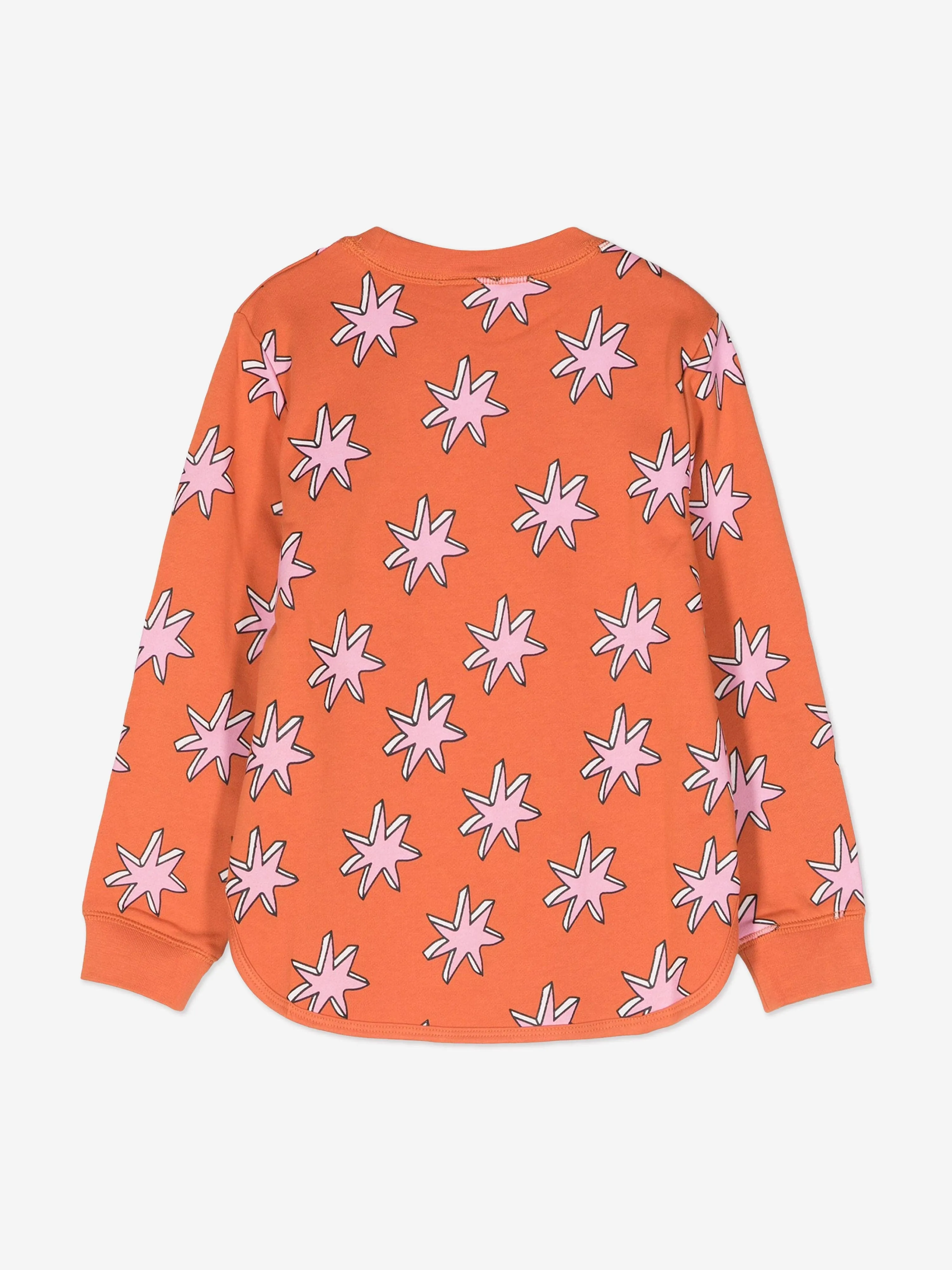 Stella McCartney Girls Fringed Sweatshirt in Orange