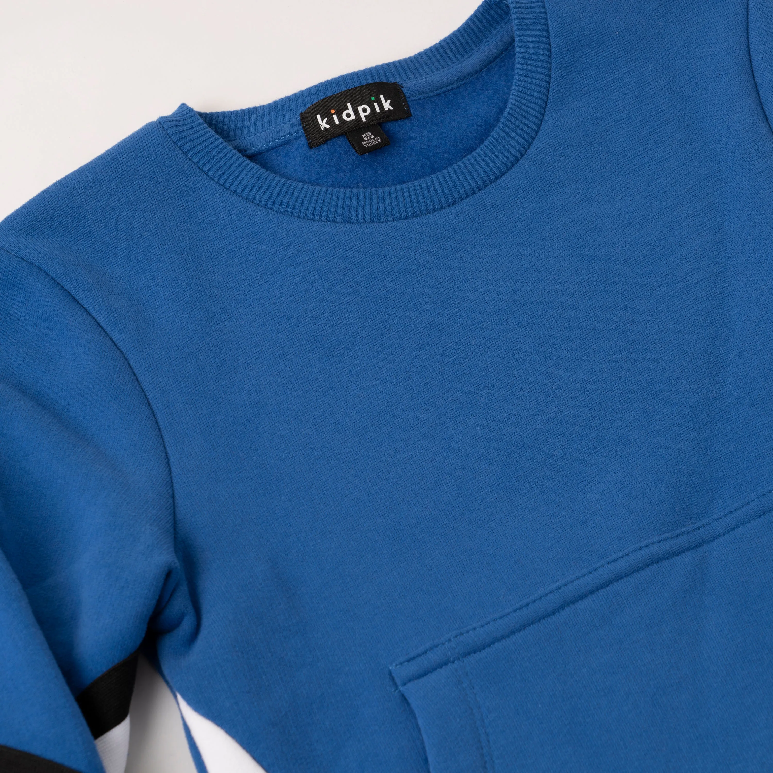 Stripe Inset Sweatshirt