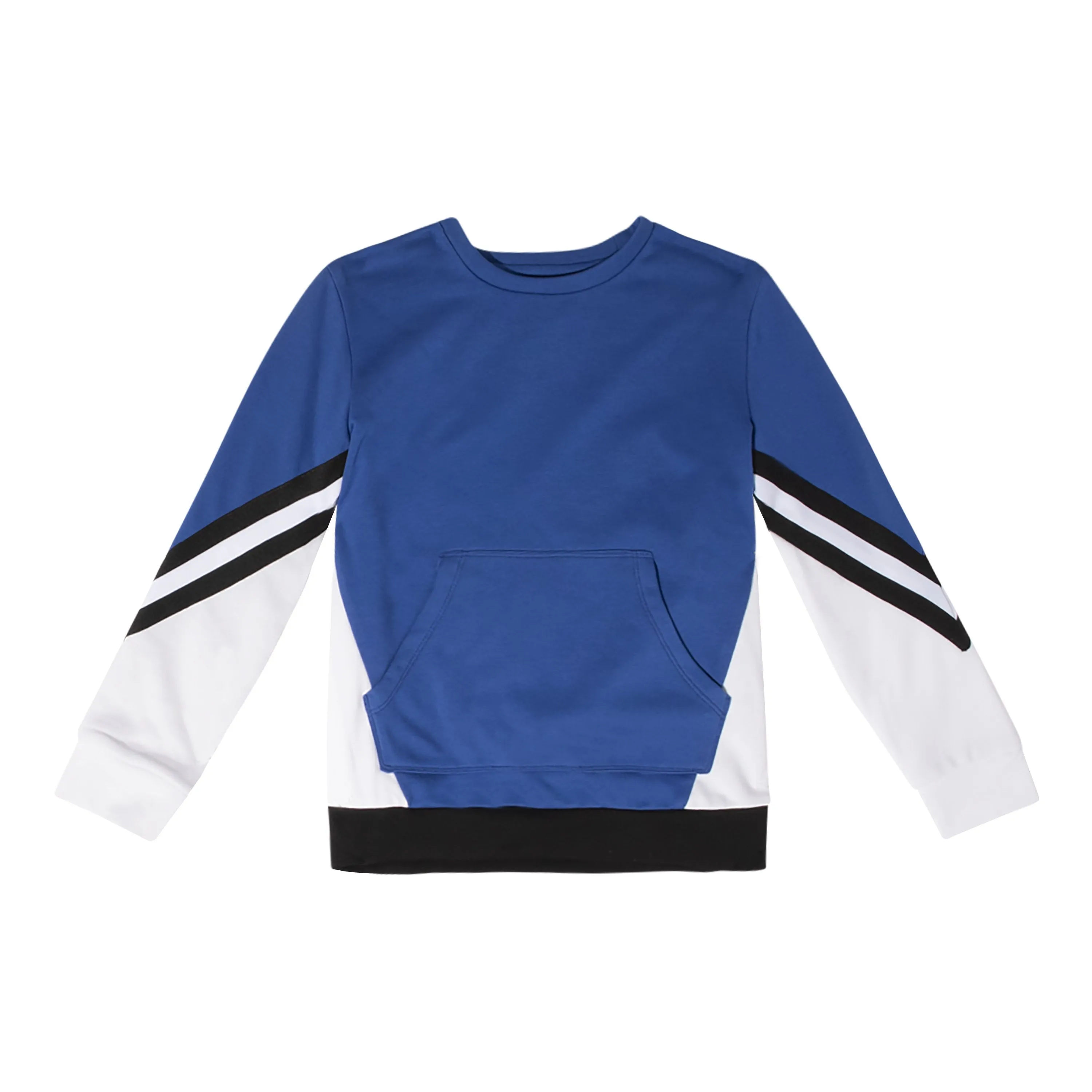 Stripe Inset Sweatshirt