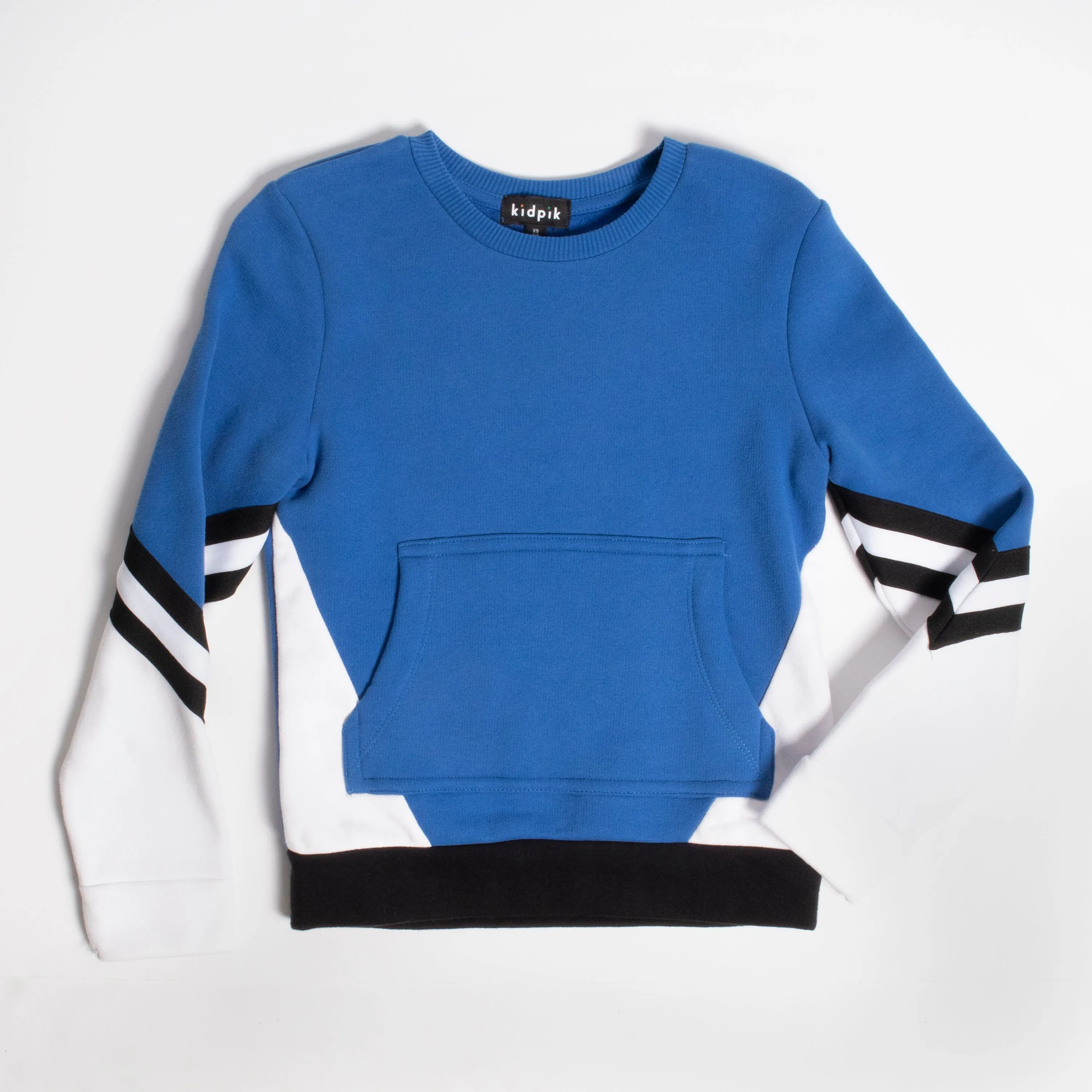 Stripe Inset Sweatshirt