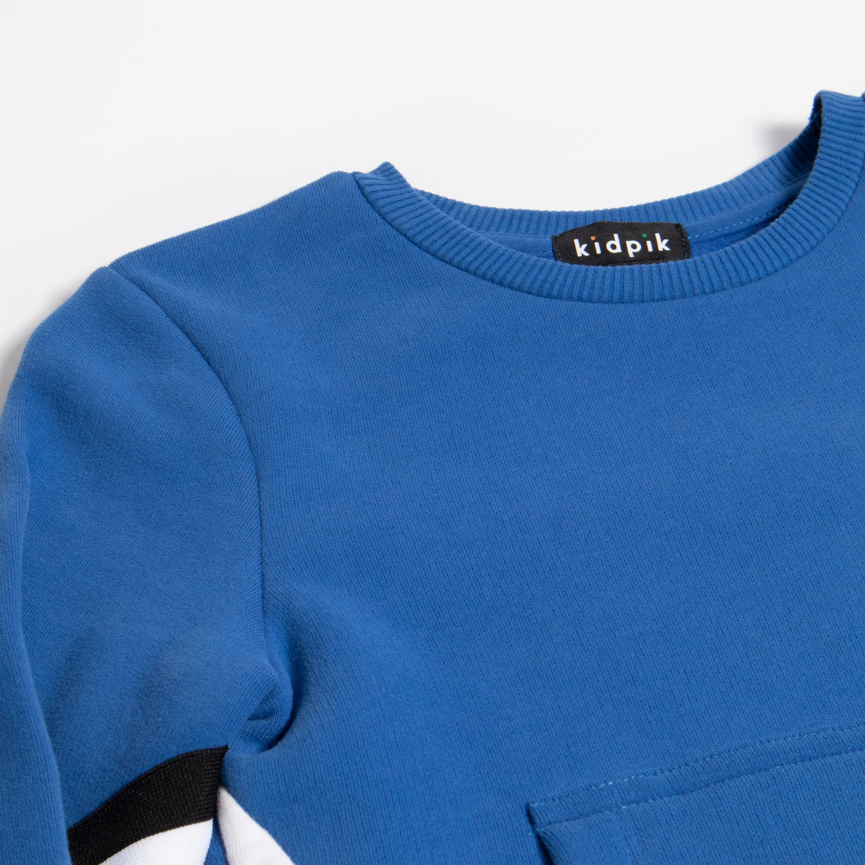 Stripe Inset Sweatshirt