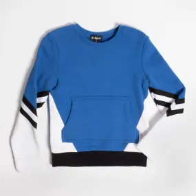 Stripe Inset Sweatshirt