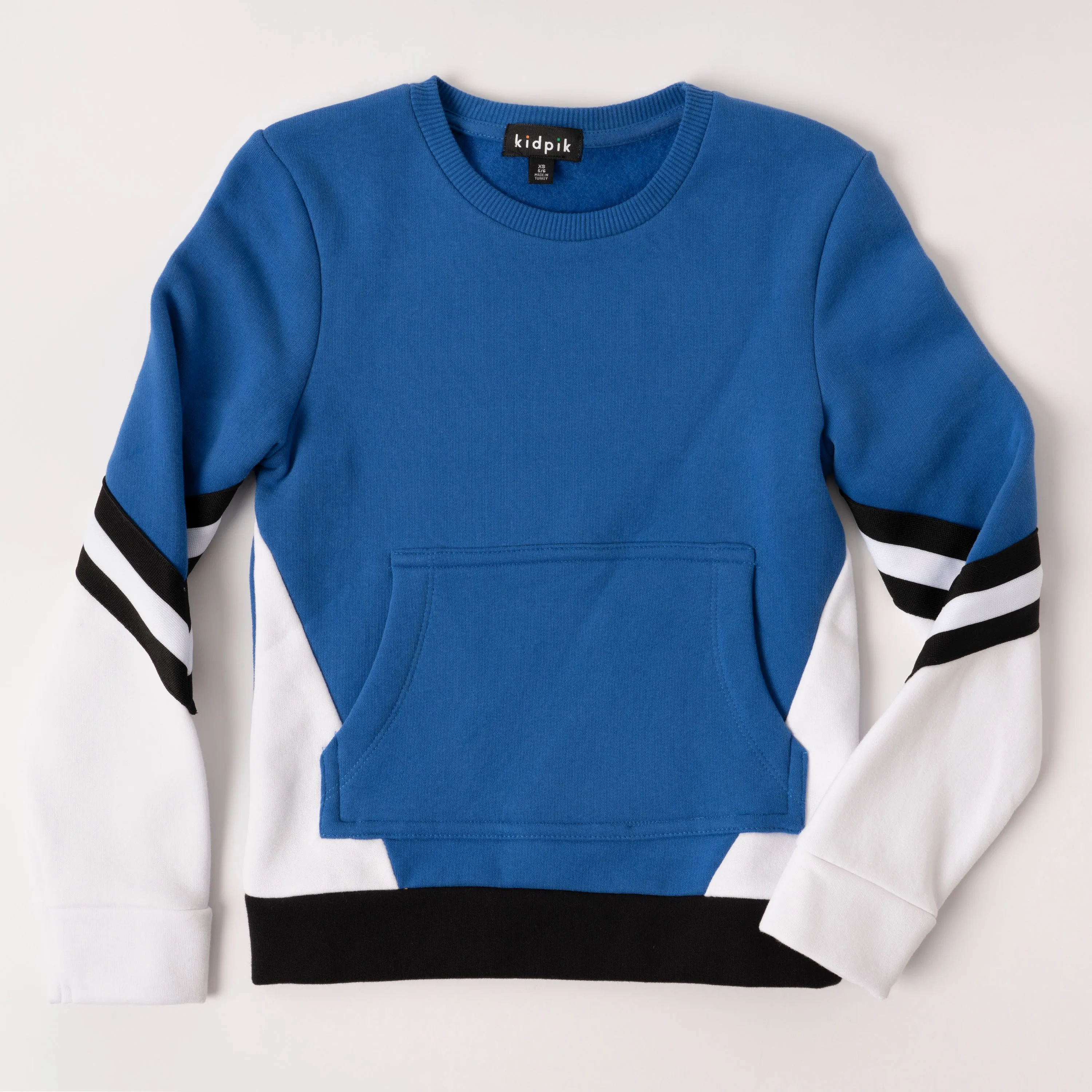 Stripe Inset Sweatshirt