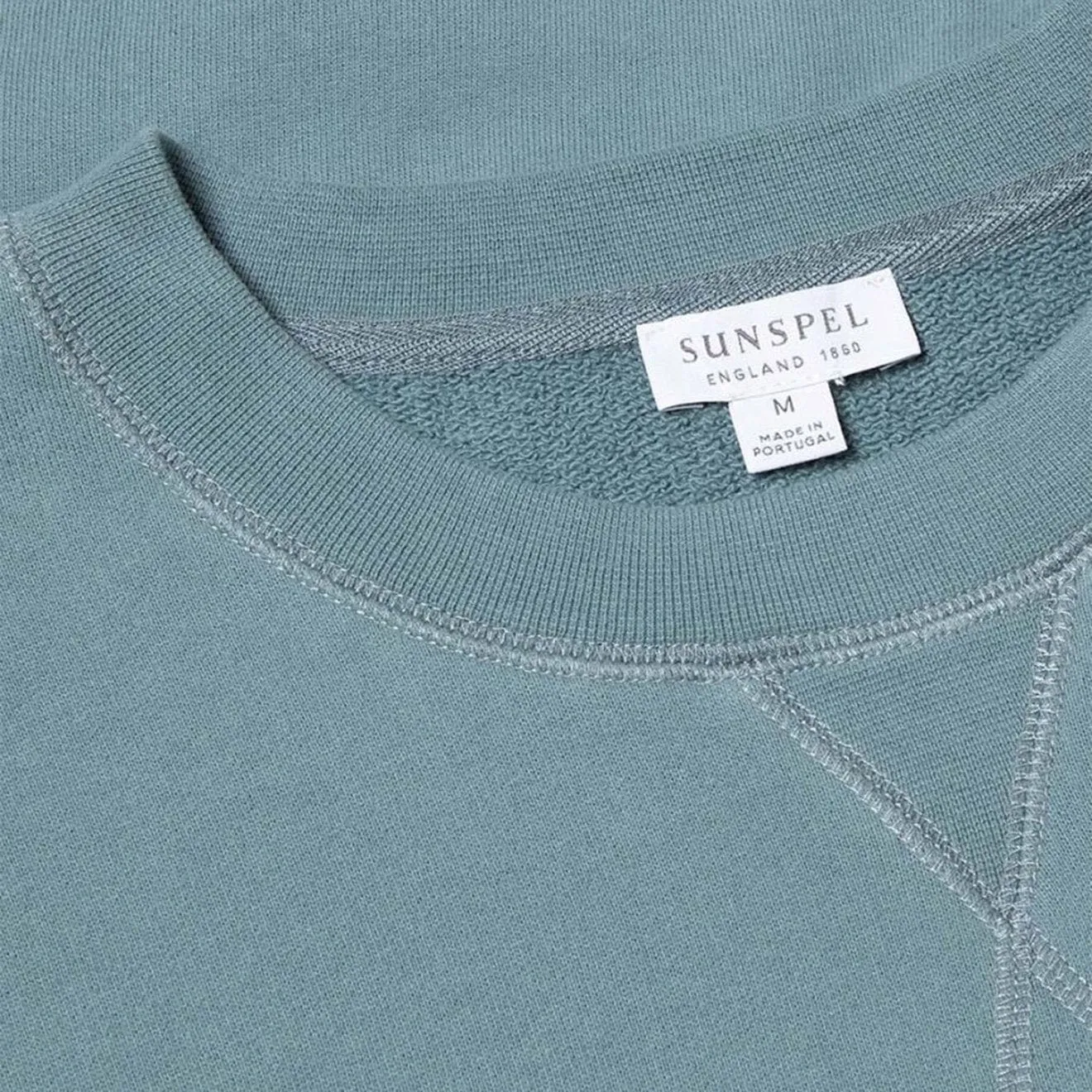 Sunspel Loopback Sweatshirt Dove Grey