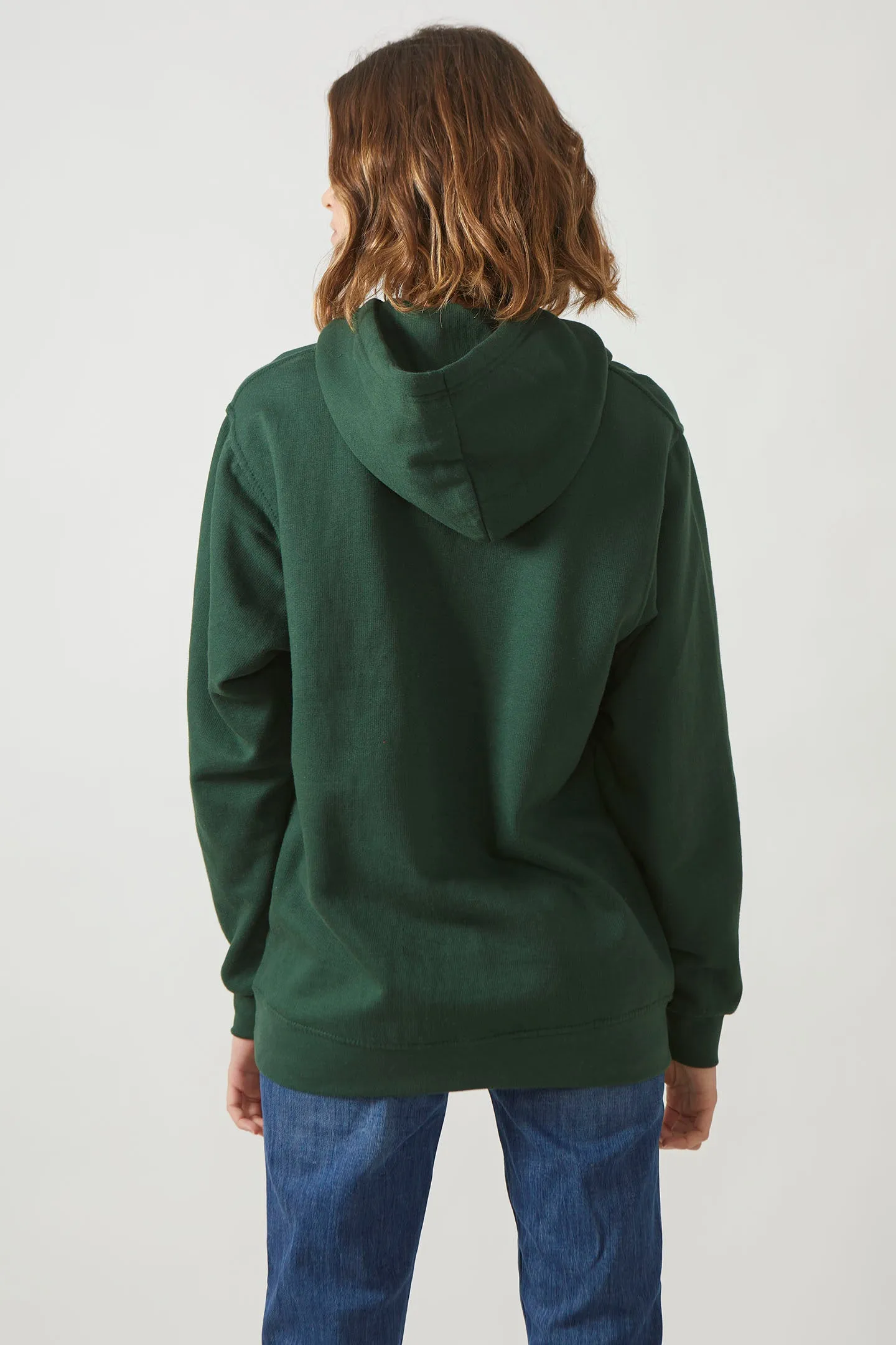 Sweatshirt à capuche London pour femmes Bottle Green - Radsow