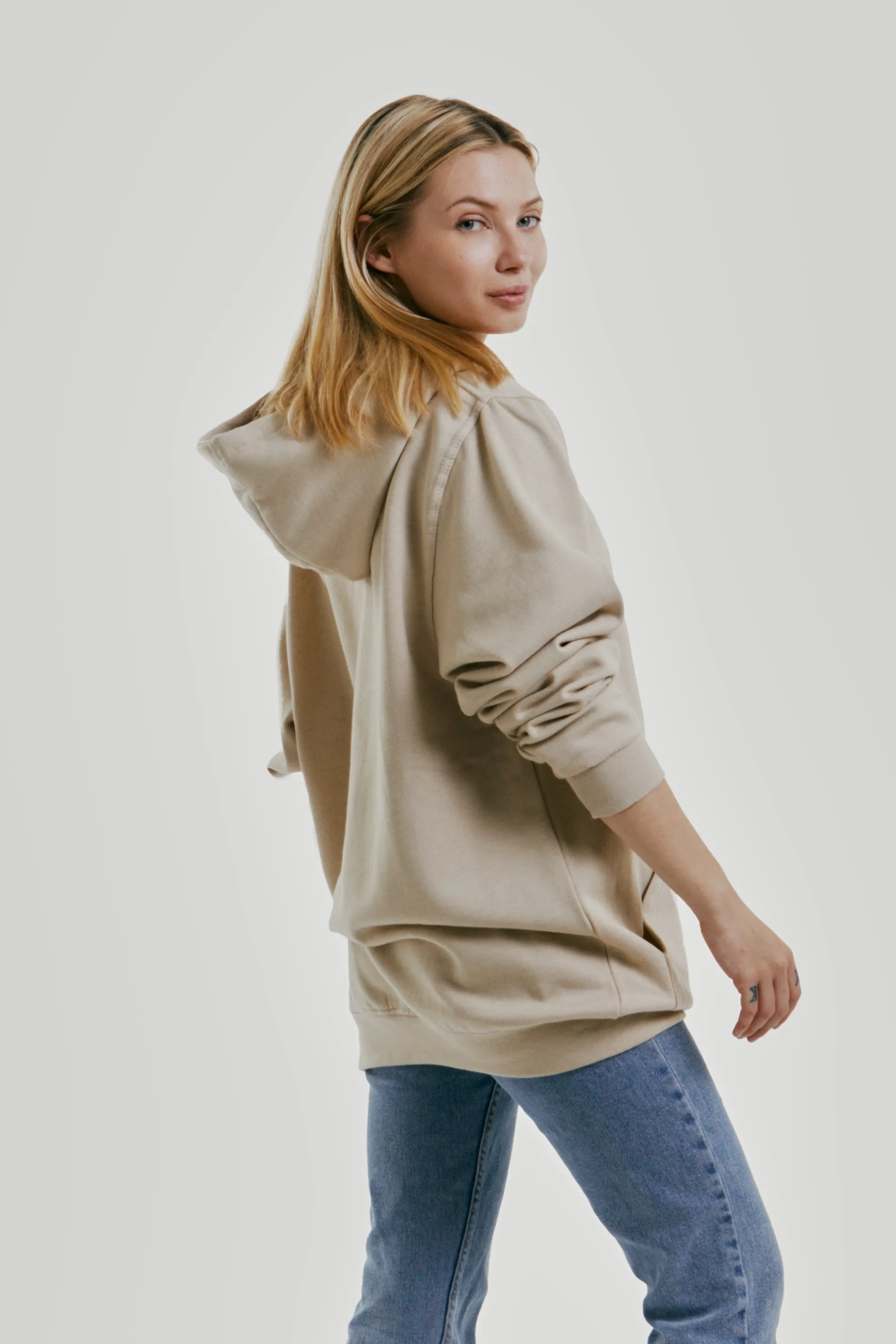 Sweatshirt à capuche London pour femmes Sand - Radsow